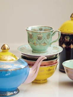 Set de tazas de té con platitos Grandma, 4 uds.