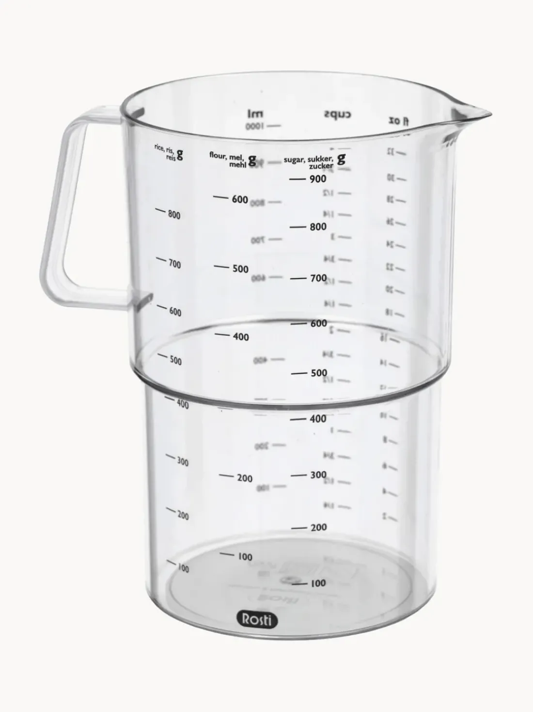 Set de tazas y cucharas medidoras Mensura, 3 uds.