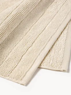Set de toallas con borde a rayas Luxe, tamaños diferentes