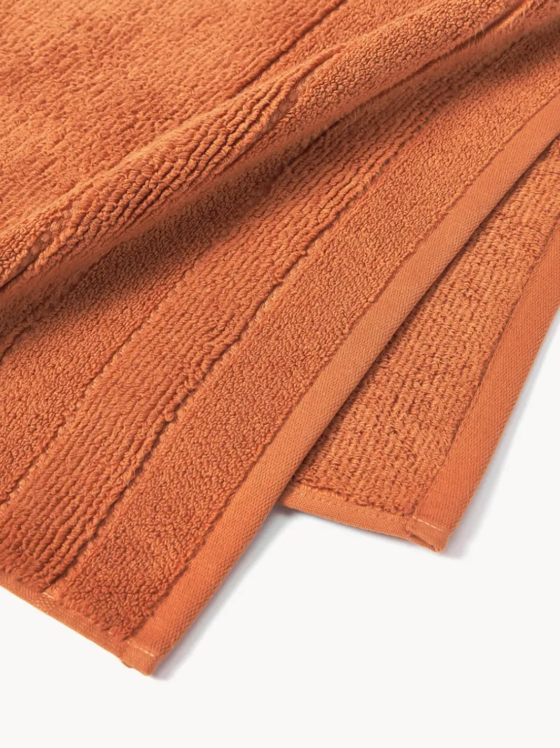Set de toallas con borde a rayas Luxe, tamaños diferentes