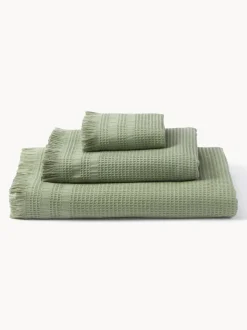 Set de toallas tipo gofre Yara, tamaños diferentes