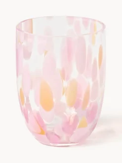 Set de vasos soplados Big Confetti, 6 uds.