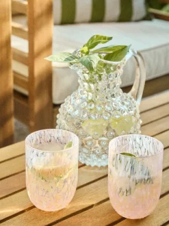 Set de vasos soplados Big Confetti, 6 uds.