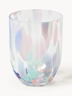 Set de vasos soplados Big Confetti, 6 uds.