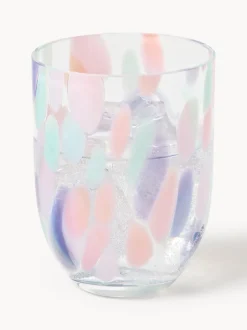 Set de vasos soplados Big Confetti, 6 uds.