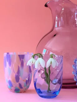 Set de vasos soplados Big Confetti, 6 uds.