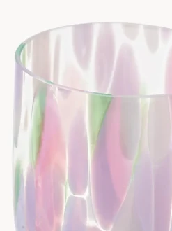 Set de vasos soplados Big Confetti, 6 uds.