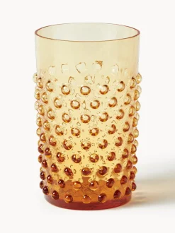 Set de vasos soplaos Hobnail, 6 uds.