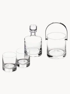 Set de whisky de cristal Corelli, 3 pzas.