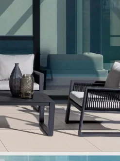 Set lounge para exterior Captiva, 4 pzas.