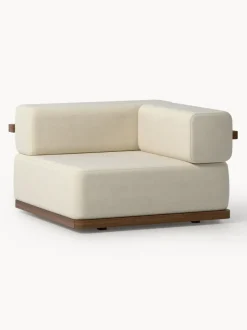 Set lounge para exterior de madera de acacia Matheus, 4 pzas.