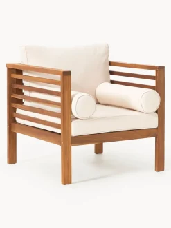Set lounge para exterior de madera de acacia Bo, 4 pzas.