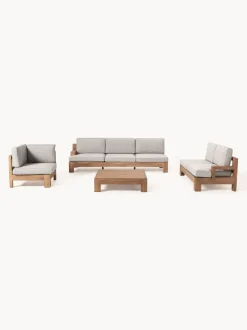 Set lounge para exterior de madera de acacia Joshua, 4 pzas.