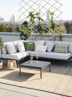 Set lounge para exterior Linden, 2 pzas.