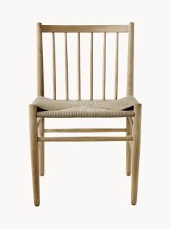 Silla artesanal de madera de roble J80