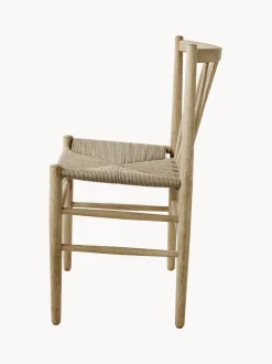 Silla artesanal de madera de roble J80