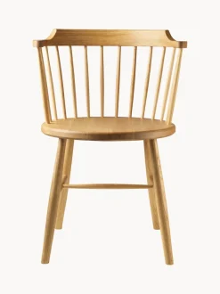 Silla artesanal de madera de roble J18