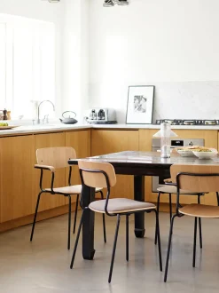 Silla artesanal de madera Holmen