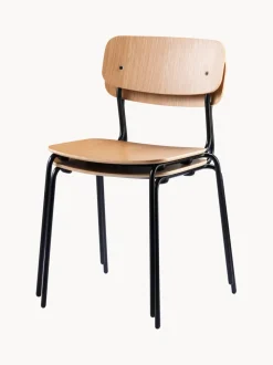 Silla artesanal de madera Holmen
