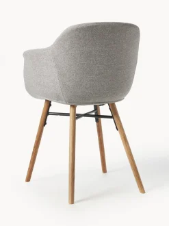 Silla con asiento estrecho y reposabrazos Fiji