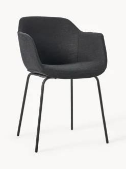 Silla con asiento estrecho y reposabrazos Fiji