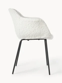 Silla con reposabrazos de borreguillo Fiji