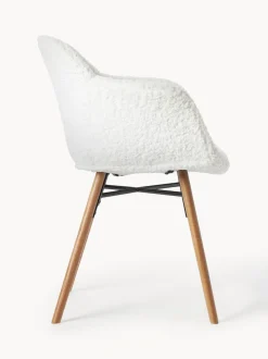 Silla con reposabrazos de borreguillo Fiji