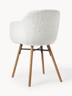 Silla con reposabrazos de borreguillo Fiji