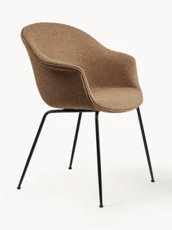 Silla con reposabrazos de lana Bat