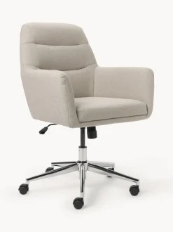 Silla de escritorio con reposabrazos Benson, altura regulable