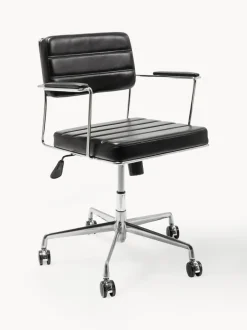 Silla de escritorio de cuero sintético Dottore
