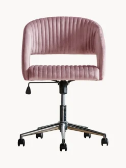 Silla de escritorio de terciopelo Murray, altura regulable