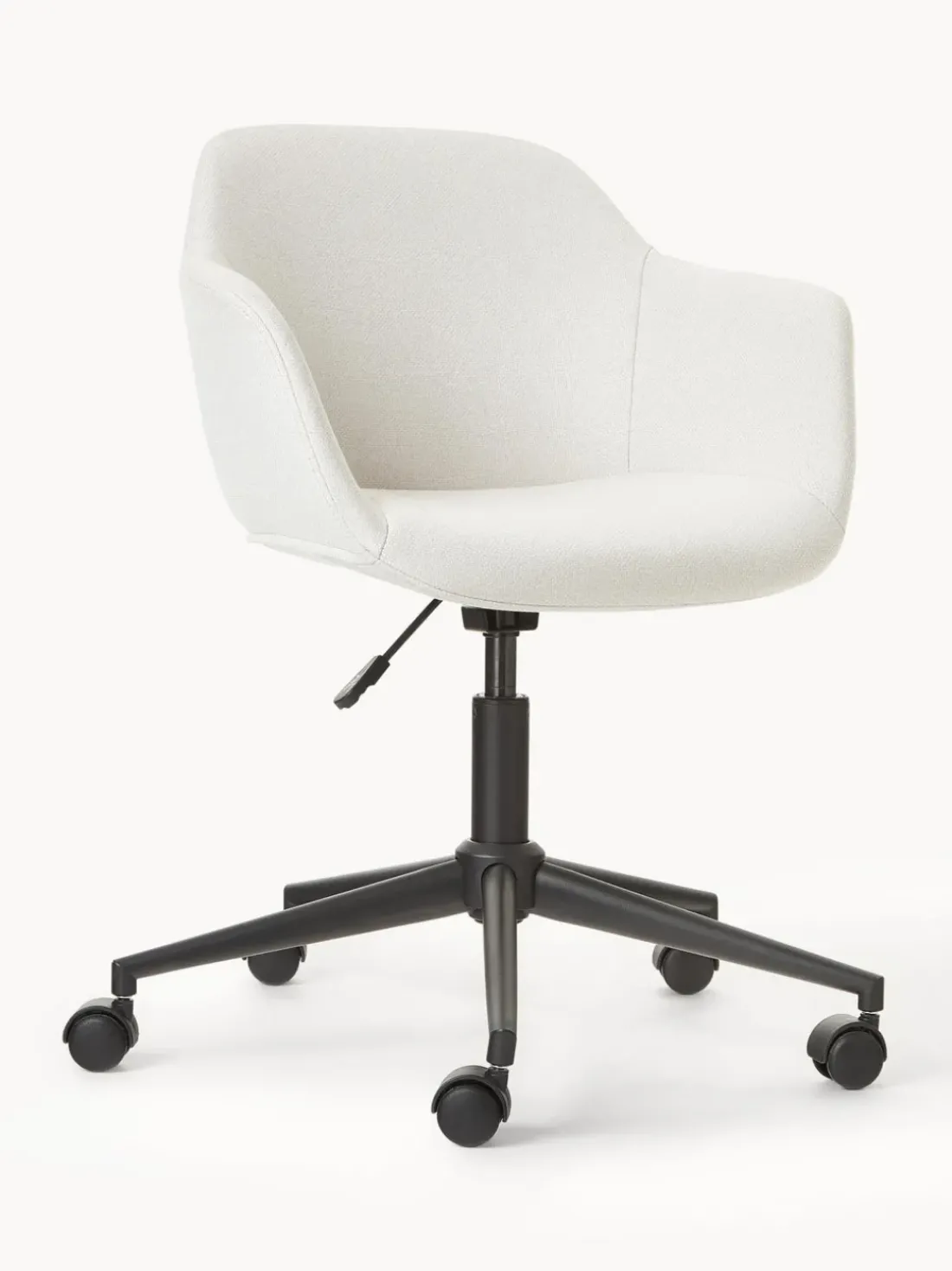 Silla de escritorio tapizada con asiento estrecho Fiji