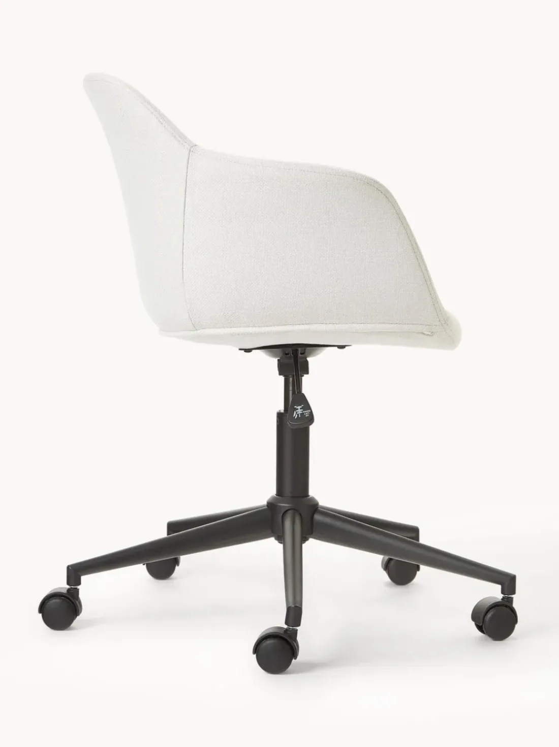 Silla de escritorio tapizada con asiento estrecho Fiji