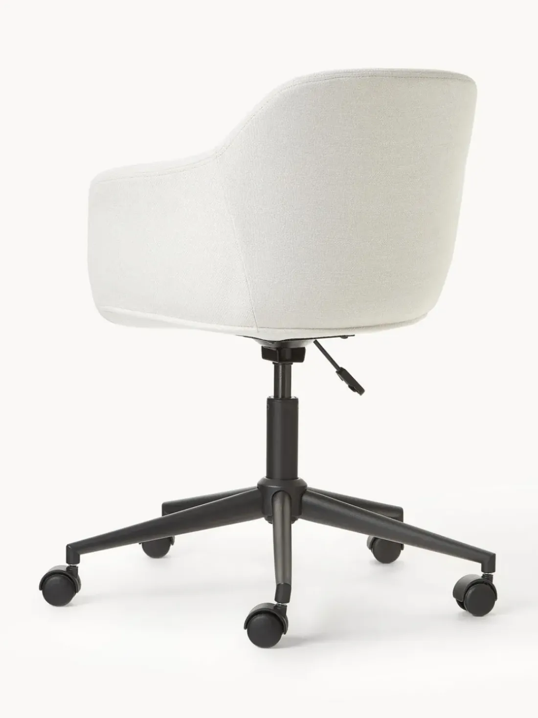 Silla de escritorio tapizada con asiento estrecho Fiji