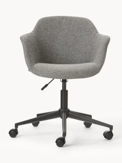 Silla de escritorio tapizada con asiento estrecho Fiji