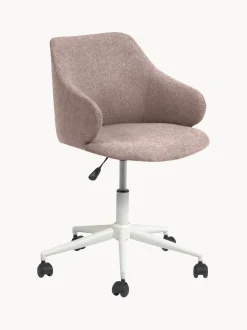 Silla de escritorio tapizada regulable en altura Einara