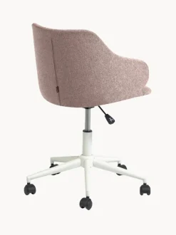 Silla de escritorio tapizada regulable en altura Einara