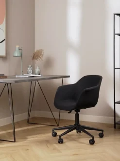 Silla de escritorio tapizada con asiento estrecho Fiji