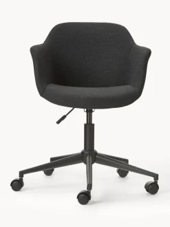 Silla de escritorio tapizada con asiento estrecho Fiji