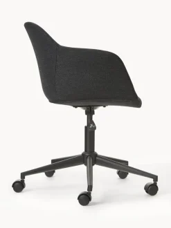 Silla de escritorio tapizada con asiento estrecho Fiji
