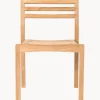 Silla de jardín apilable de madera de teca AH501