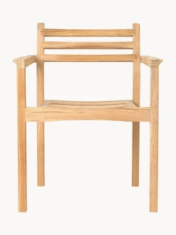 Silla de jardín apilable de madera de teca AH502