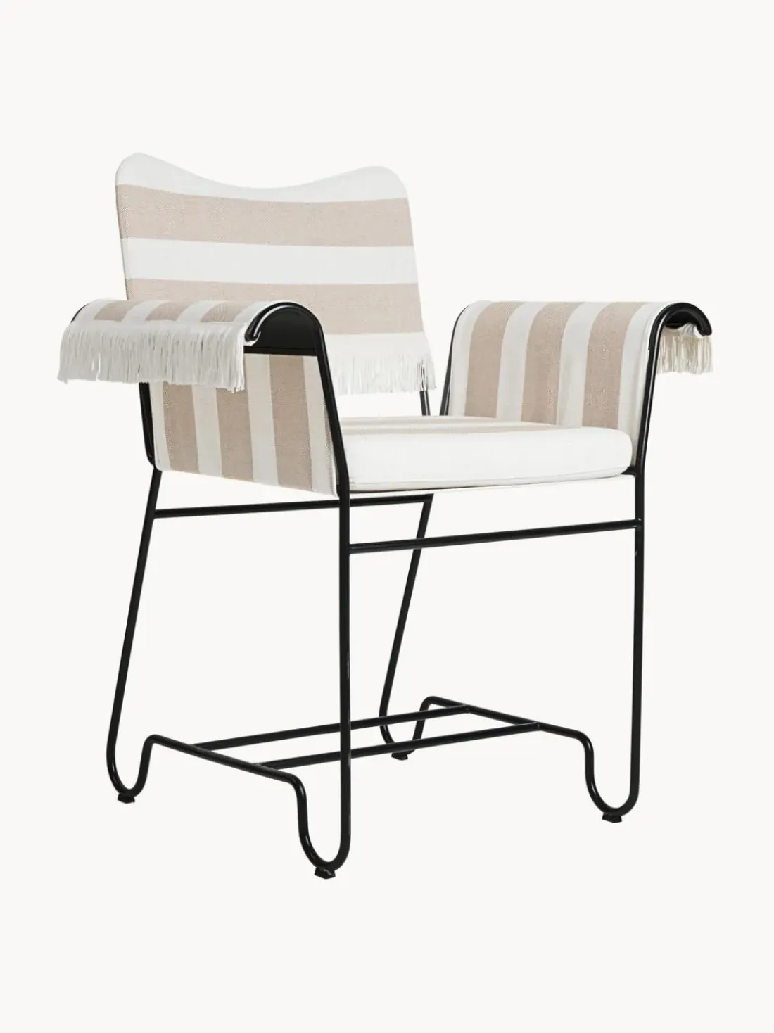 Silla de jardín con flecos Tropique