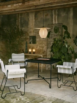 Silla de jardín con flecos Tropique