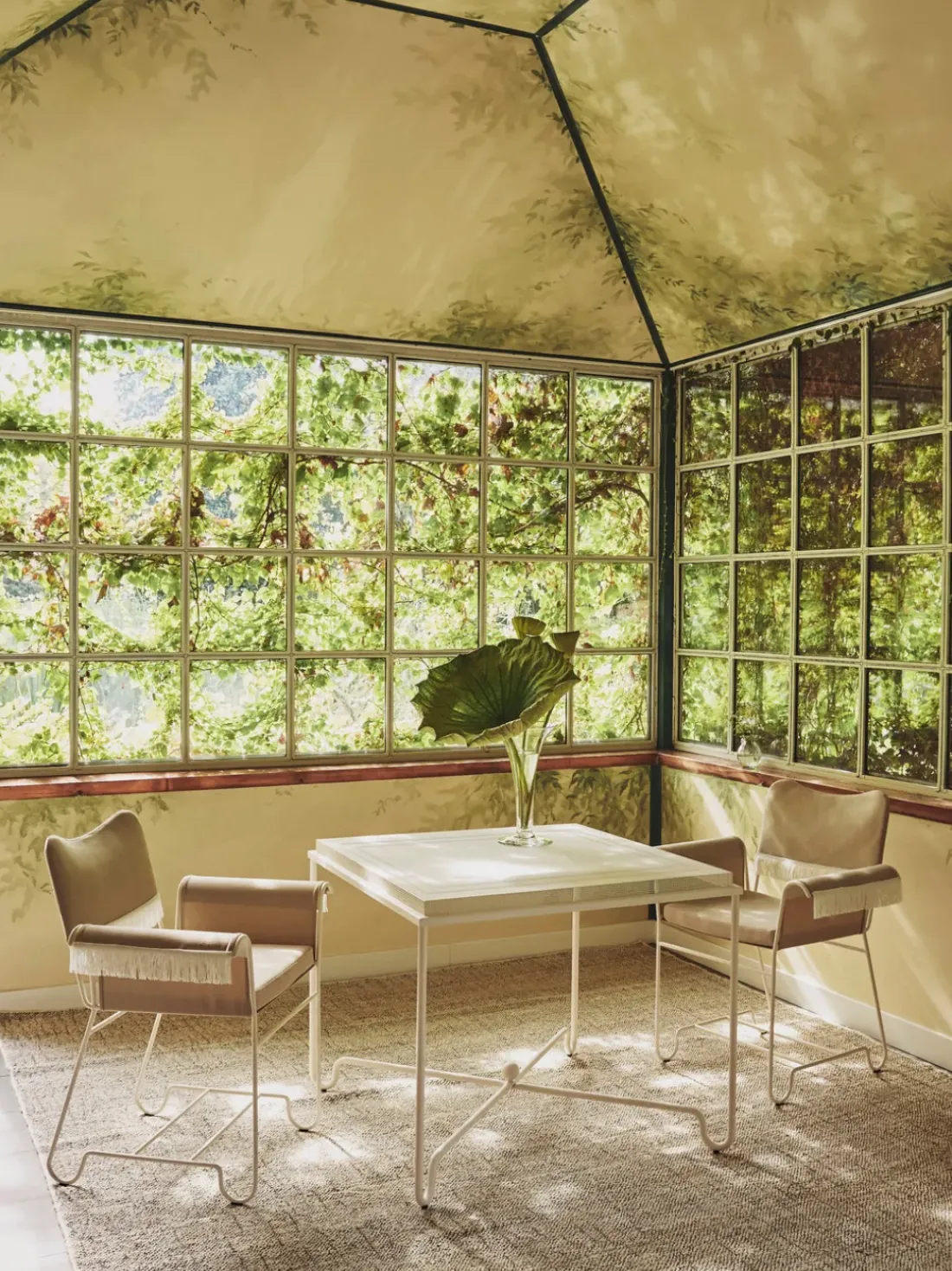 Silla de jardín con flecos Tropique