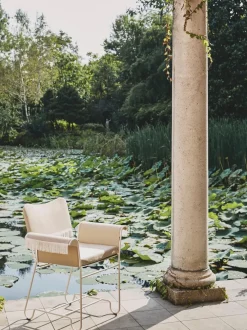 Silla de jardín con flecos Tropique