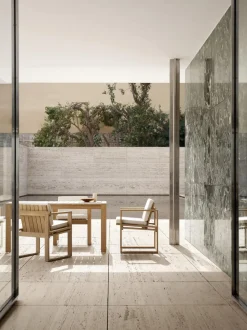 Silla de jardín de madera de teca BK11