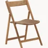 Silla de jardín plegable de madera de acacia Dandara