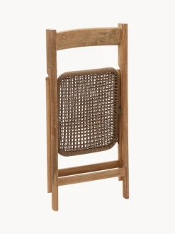 Silla de jardín plegable de madera de acacia Dandara